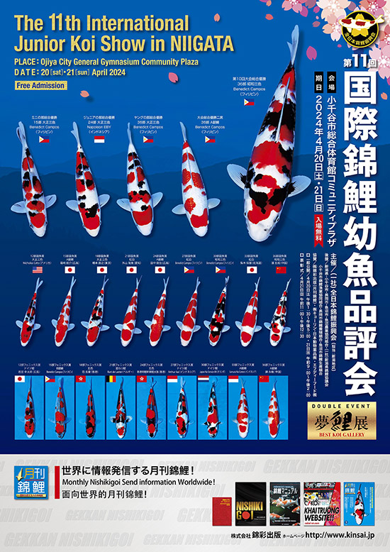 第11回国際錦鯉幼魚品評会